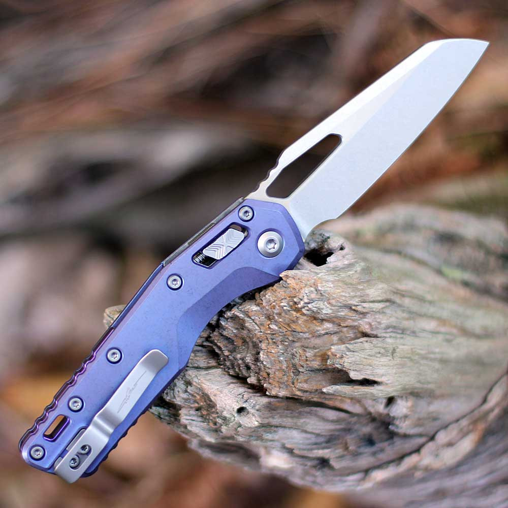 Microtech MSI Marfione Select Purple Haze Titanium 3.88