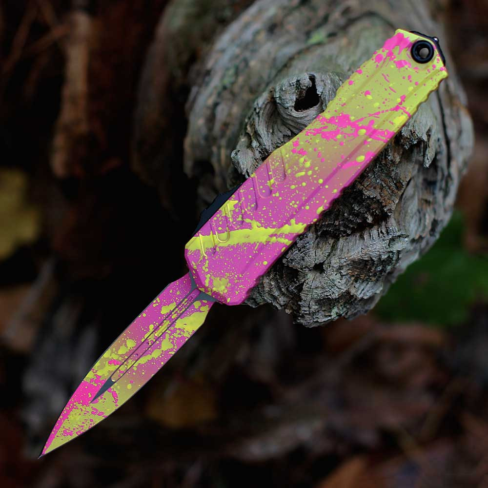 Microtech Cypher II OTF | 121-1 CYPK SPLS | Knifeworks