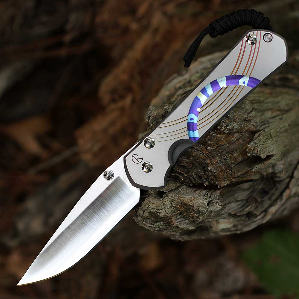 Chris Reeve Sebenza 31 Unique Graphic Ceramic Ball Interface Drop