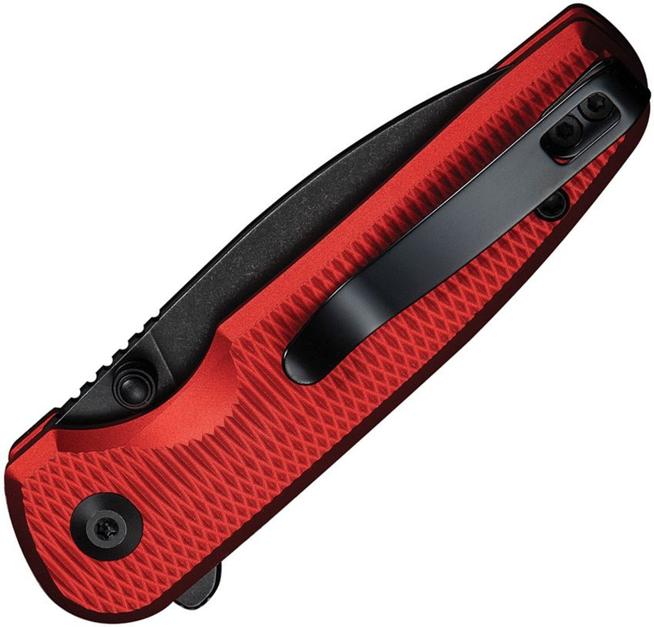 Civivi Mini Shakan (CIVC20052F-2) 2.48" Nitro-V Satin Drop Point Plain Blade, Red Ripple Aluminum Handle