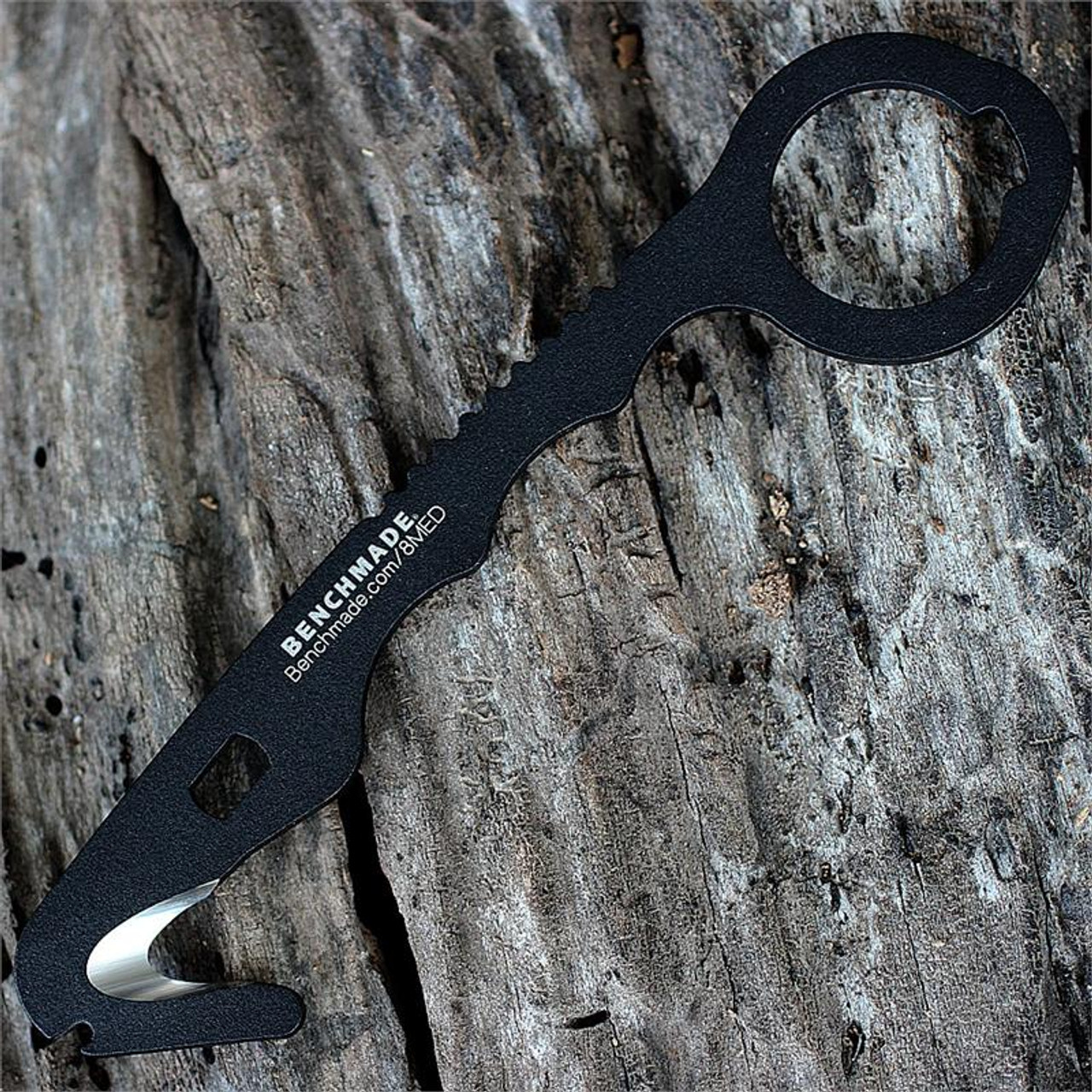 Benchmade Rescue Medical Hook, 8BLKWMED, 6.50 in. Strap Cutter, Soft Black Sheath