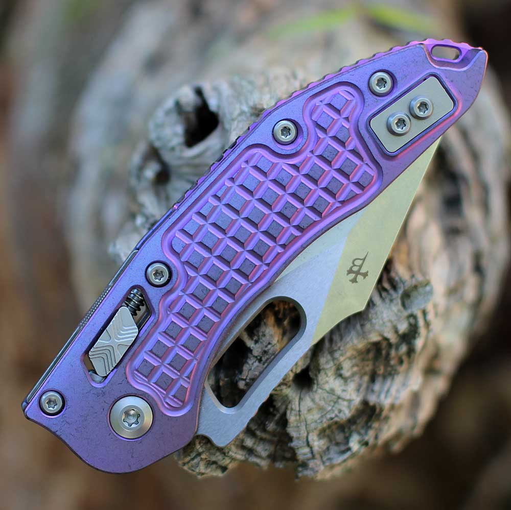コロニーST Microtech Stitch Ram-Lok Marfione Select Purple Haze TI M390MK
