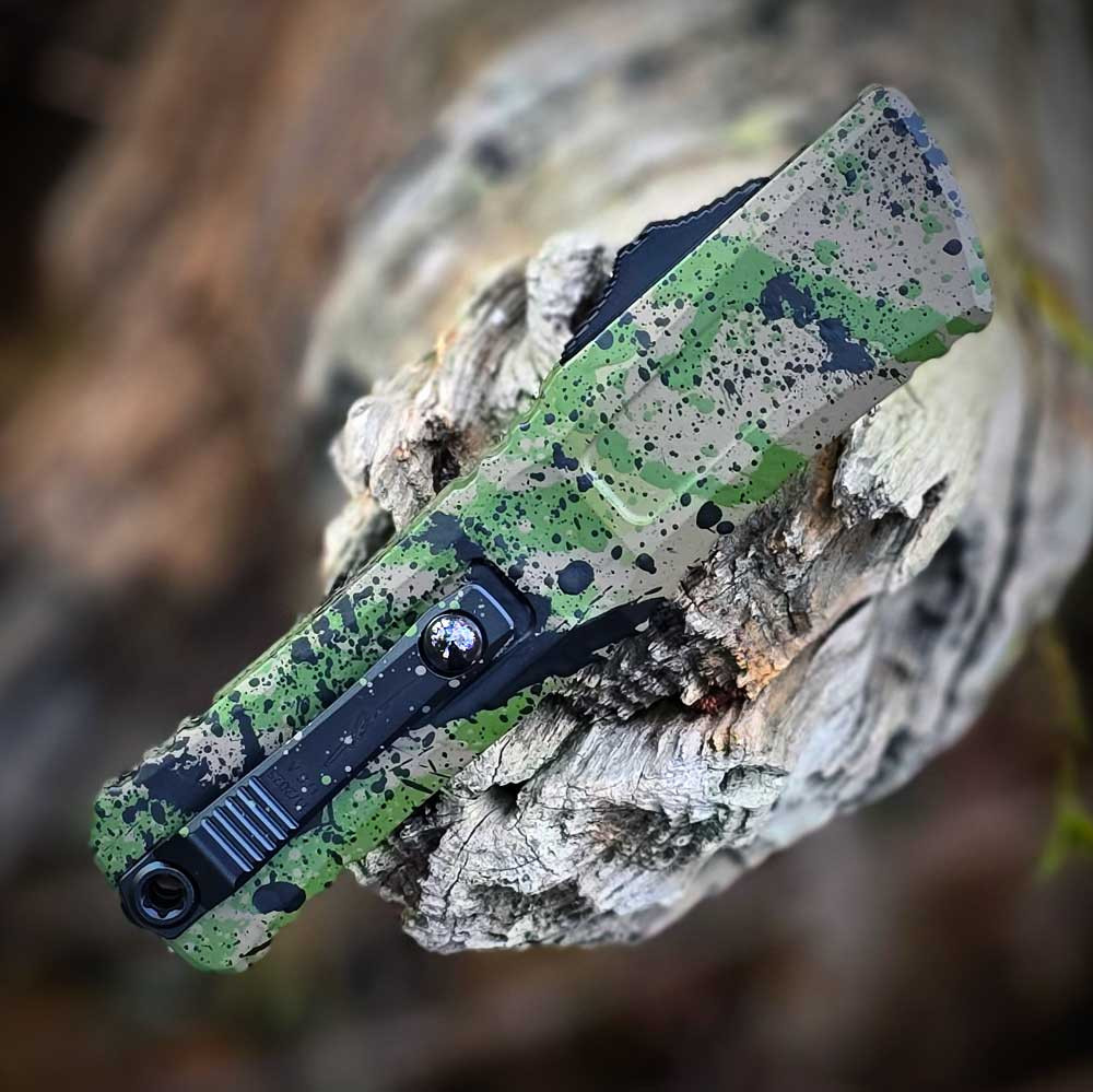 Microtech Combat Troodon Gen III SS Camo Splatter(4.0" M390MK) 1146-1 ODTA BKSPLS