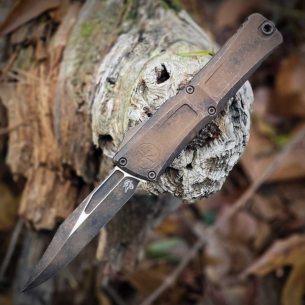 Microtech Combat Troodon Gen III SS Plague Outbreak (4.0" M390MK) 1146-1 PLOBS