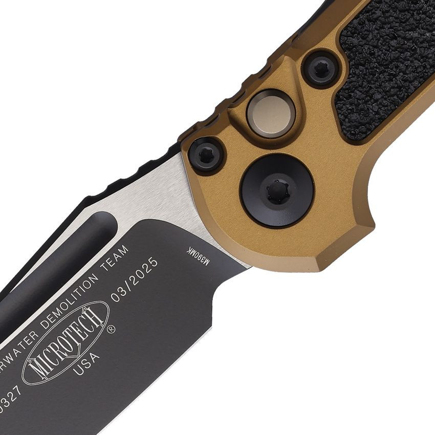Microtech LUDT GEN III - Tan/Blk Alum (3.5" M390MKl) MCT11361TA