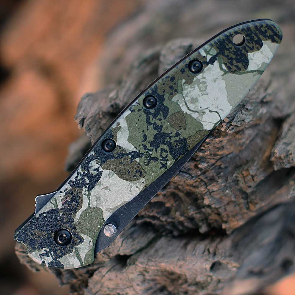 Kershaw Leek King’s Camo assisted opening pocket knife