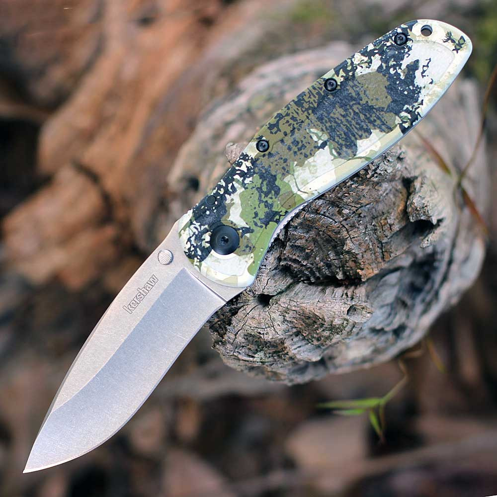 Kershaw Blur King’s Camo assisted opening pocket knife