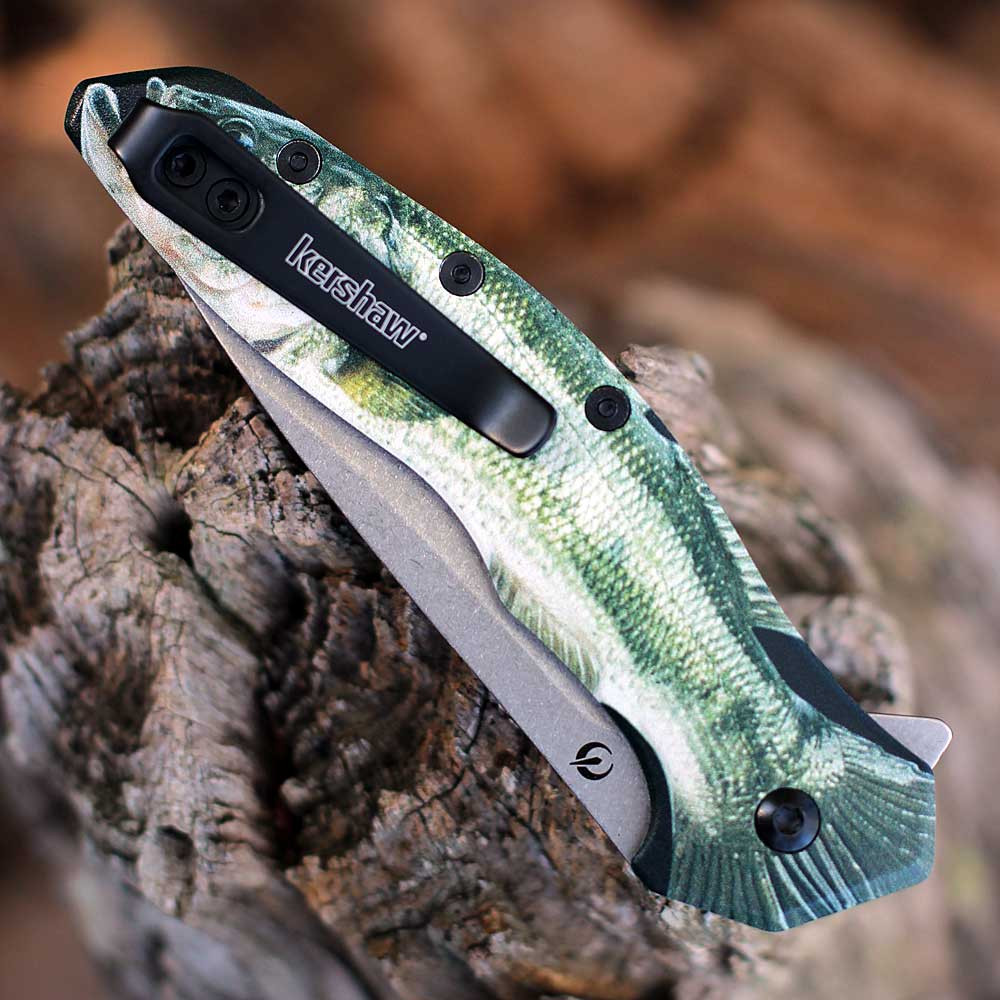 Kershaw Shoreline Bass assisted opening pocket knife