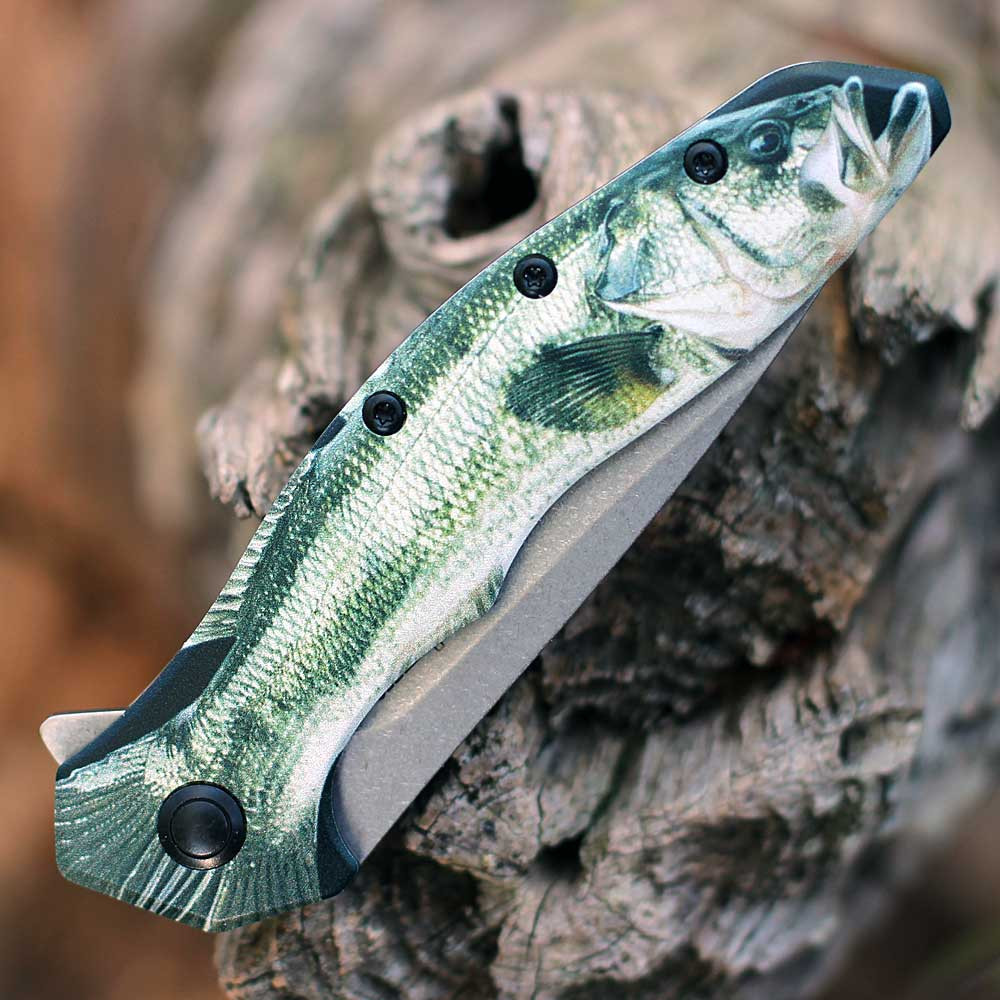 Kershaw Shoreline Bass assisted opening pocket knife