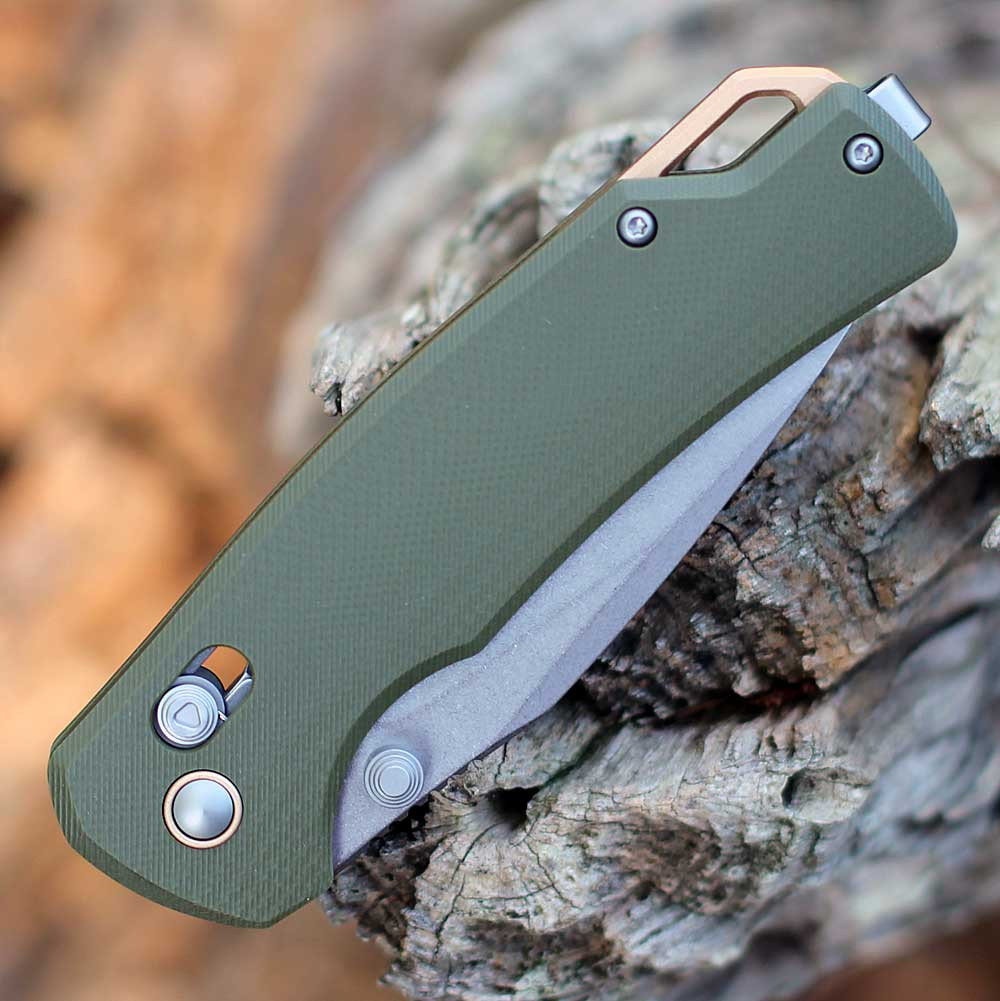Kershaw Proximal olive G10 pocket knife