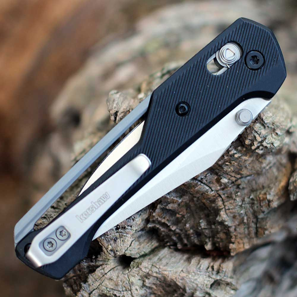 Kershaw Airspace | 14C28N Satin Plain Black GFN | 2063 | Knifeworks