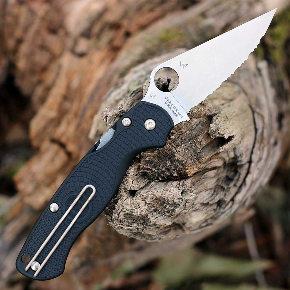 Spyderco PM2 Lightweight Serrated C81SBK2