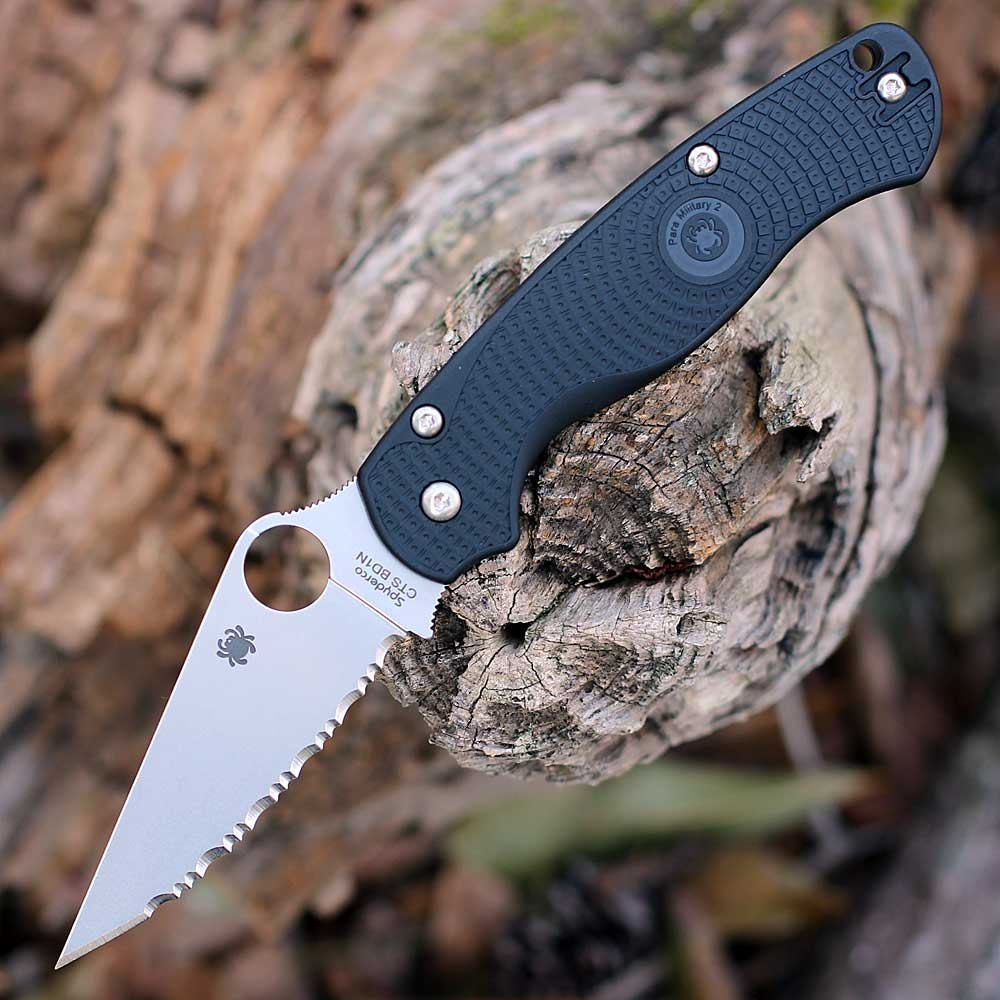 Spyderco PM2 Lightweight Serrated C81SBK2