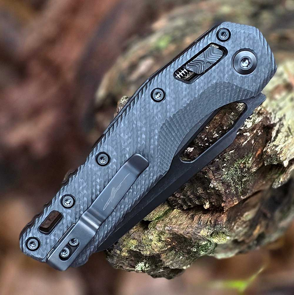 Microtech MSI Signature Series Fluted CF DLC 3.88" 210-1 DLCTFLCFS