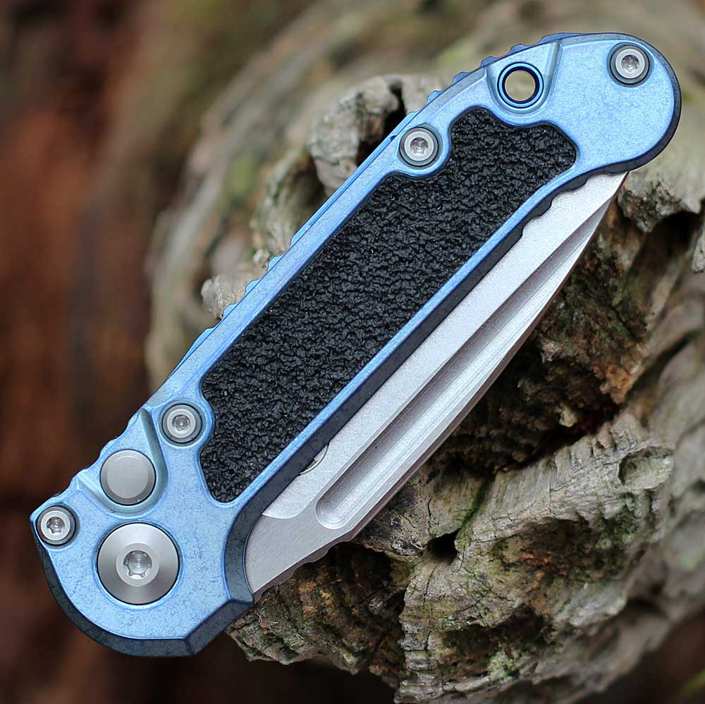 Microtech Knives LUDT Gen III Marfione Select Ice Blue