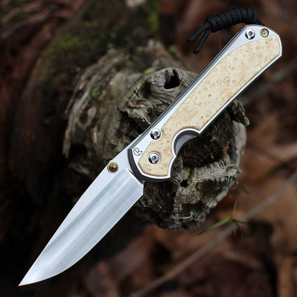 【最終値下げ】BIG BEAR / KAI (HERESY LIMITED) CRK Large Sebenza 31 - MagnaCut Polished, Box Elder Gold | Knifeworks
