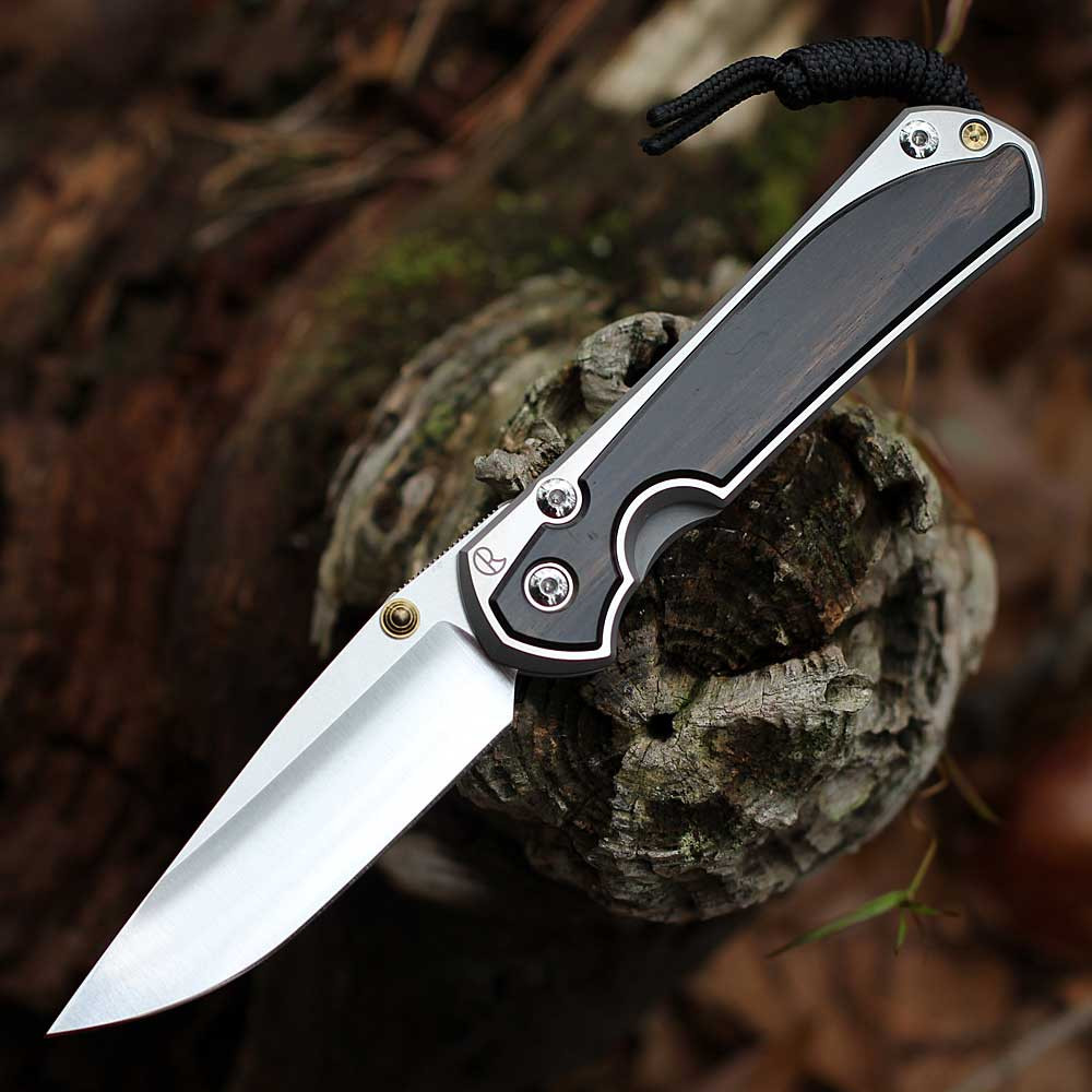CRK Large Sebenza 31 - MagnaCut Polish, Macassar Ebony | Knifeworks