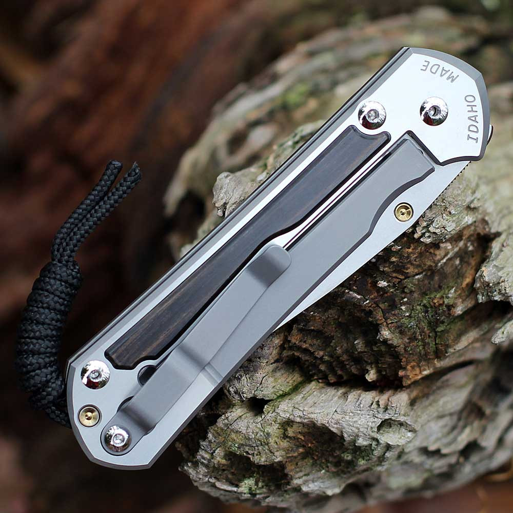 CRK Large Sebenza 31 - MagnaCut Polish, Macassar Ebony | Knifeworks