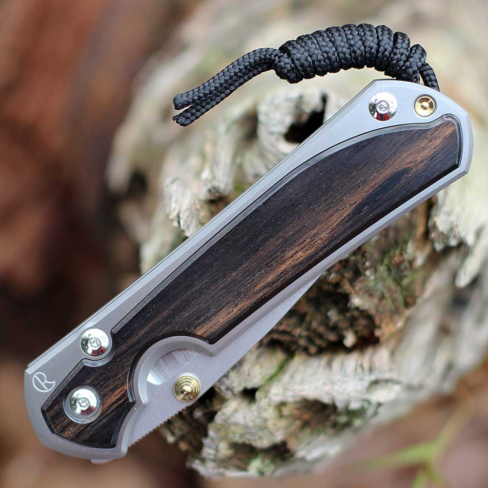 CRK Large Sebenza 31 - MagnaCut Polish, Macassar Ebony | Knifeworks