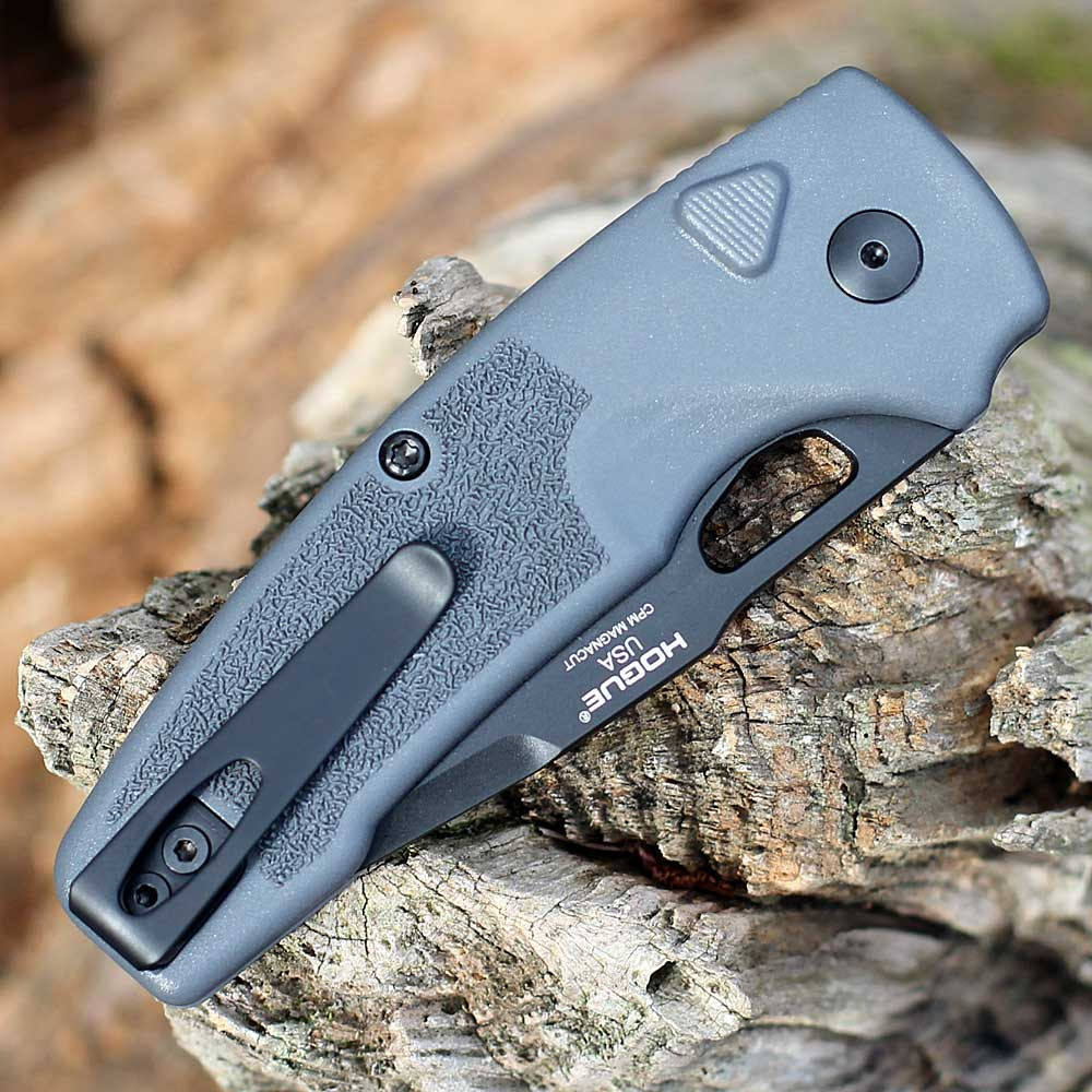 Hogue Sig Sauer K365 Automatic Clip Point Knife – Gray PA12, 2.75" MagnaCut 16332