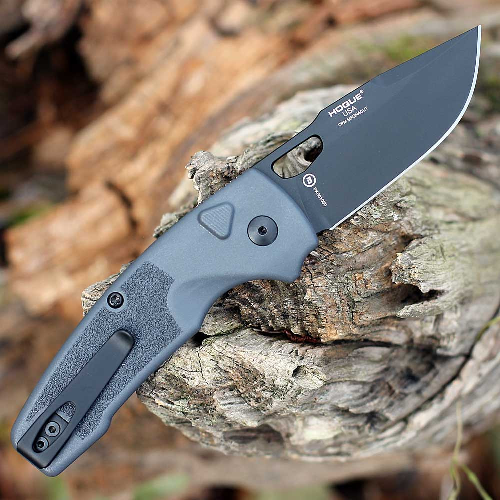 Hogue Sig Sauer K365 Automatic Clip Point Knife – Gray PA12, 2.75" MagnaCut 16332