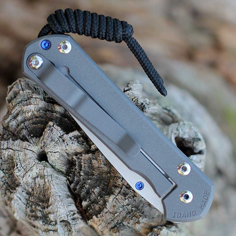 CRK S31-1010 folded with blue backspacer and stamped clip