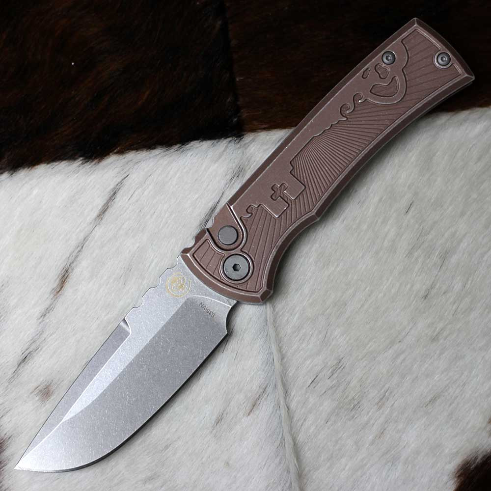 Chaves Pro-Tech Redencion 229 Auto – FDE Milled Key (3.4" S35VN)