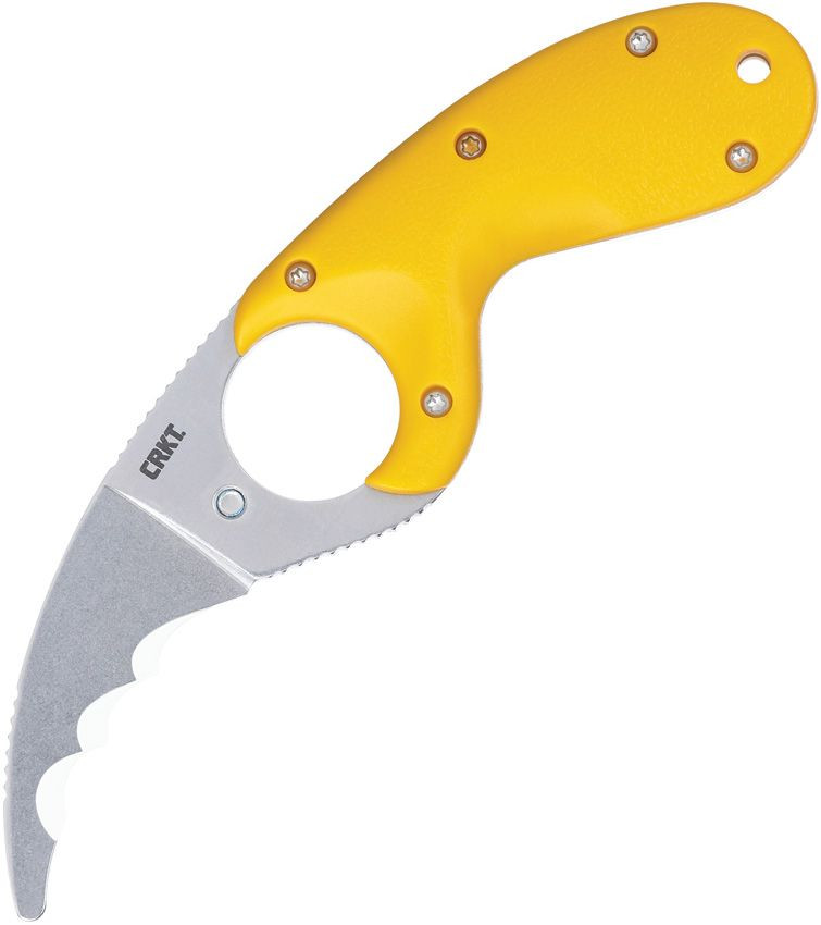 CRKT Bear Claw 2511Y yellow rescue knife