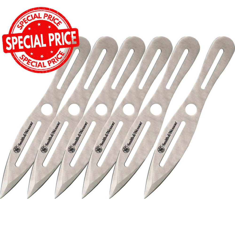 Smith and Wesson 8 inch stainless throwing knives