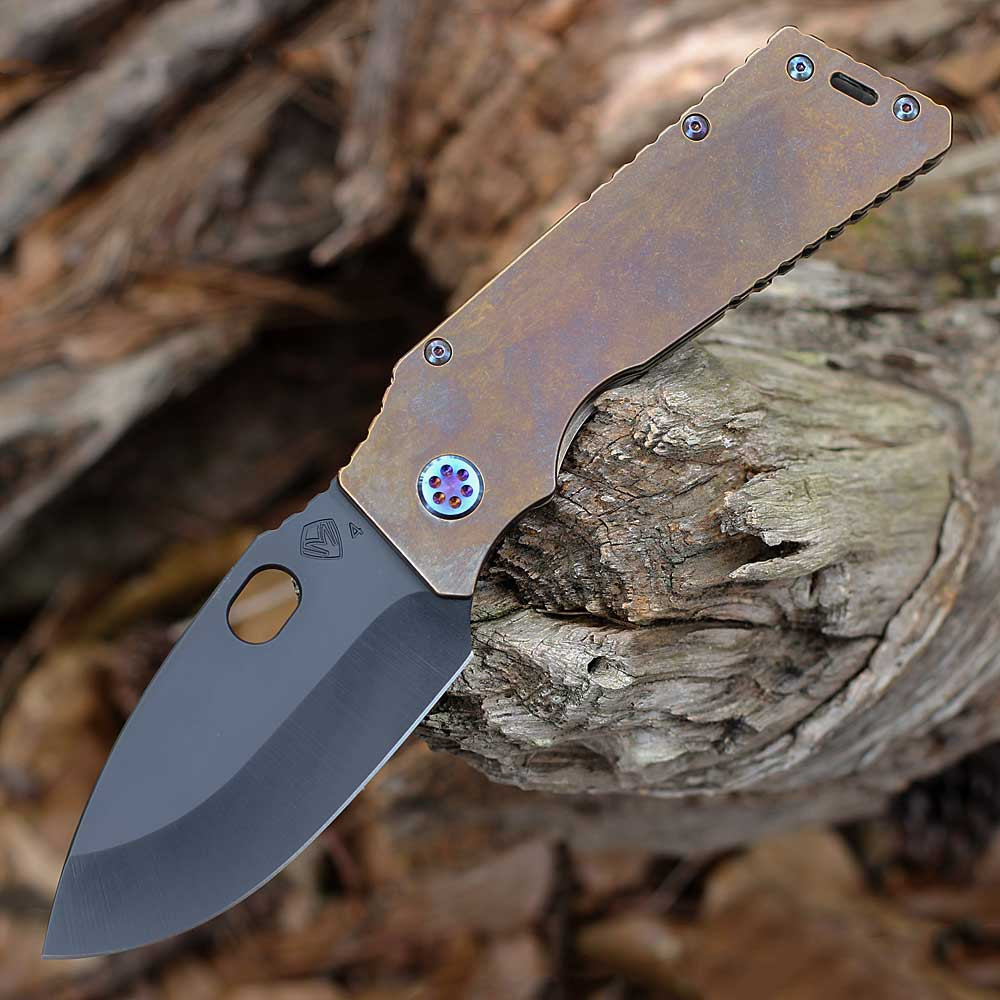 Medford TFF-1 Bronze Titanium (4.0" S45VN Drop Point)