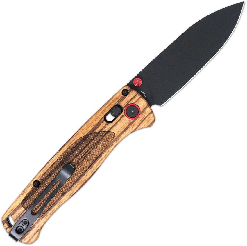 cobratec zebrawood edc pocket knife