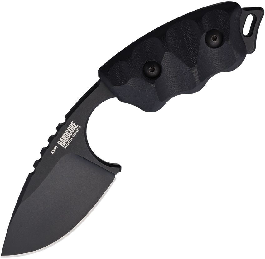 hardcore hardware little field knife black g10