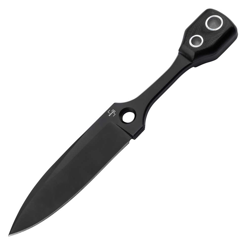 Boker Plus fixed blade 02BP0021 3.81" 440C black blade with G‑10 handle