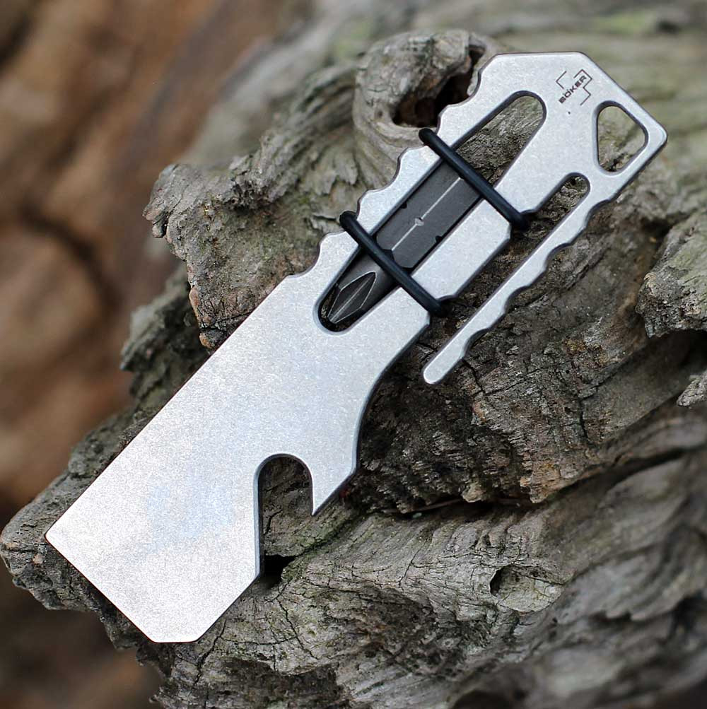 Boker Plus Grift 09BP0020 compact Nitro‑V pry multitool stonewash