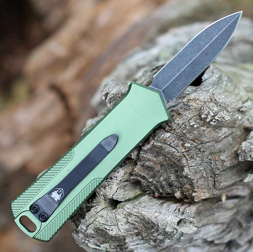 CobraTec OTF 952 Gen II Dagger OD Green Aluminum (2.0" D2 Dag) 952GEN2ODGDAGNS