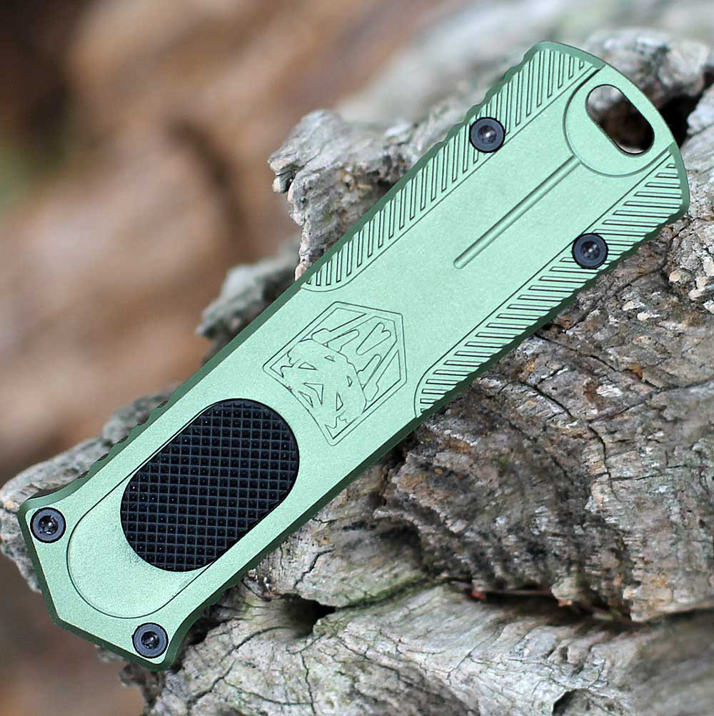 CobraTec OTF 952 Gen II Dagger OD Green Aluminum (2.0" D2 Dag) 952GEN2ODGDAGNS
