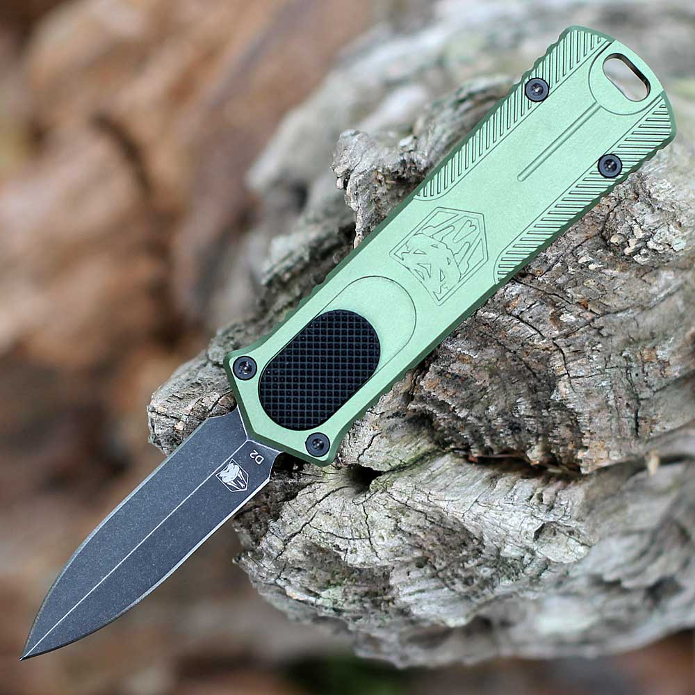 CobraTec OTF 952 Gen II Dagger OD Green Aluminum (2.0" D2 Dag) 952GEN2ODGDAGNS