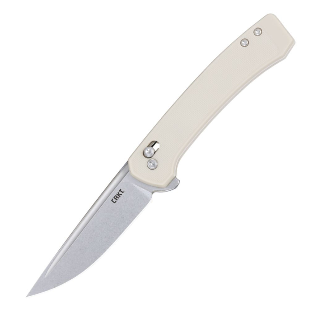 CRKT Q Compact White GRN (3.05" 14C28N) 7075S