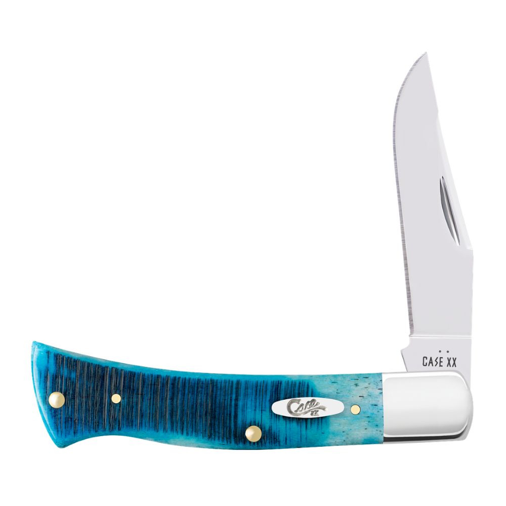 Case Axe Handle Lockback Caribbean Blue Bone (BR61135 SS)