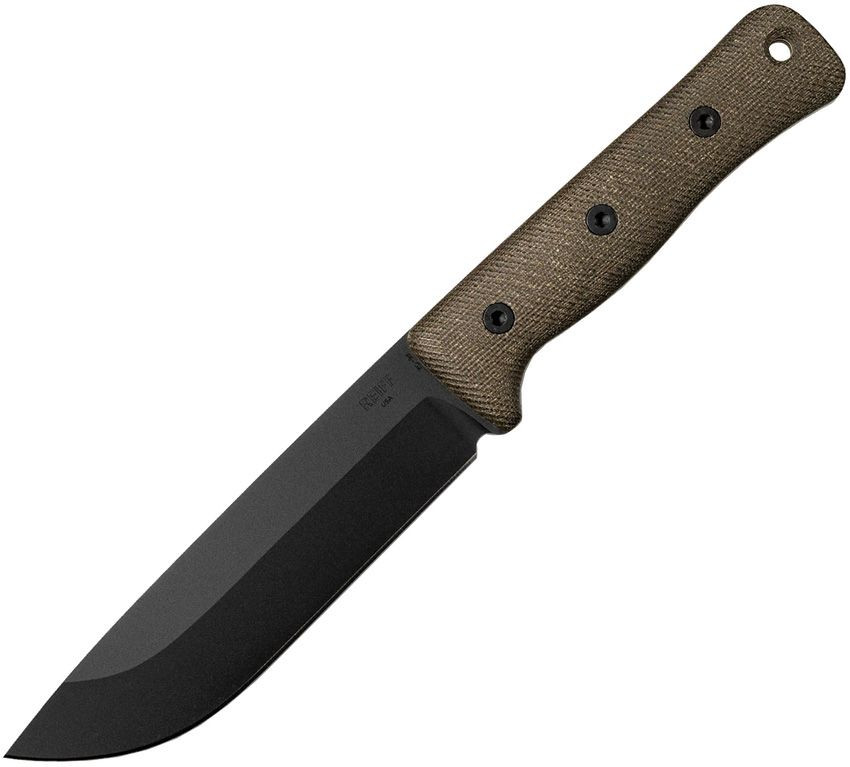 Reiff Knives F6 Leuku Gen II Green Micarta (6" CPM 3V)