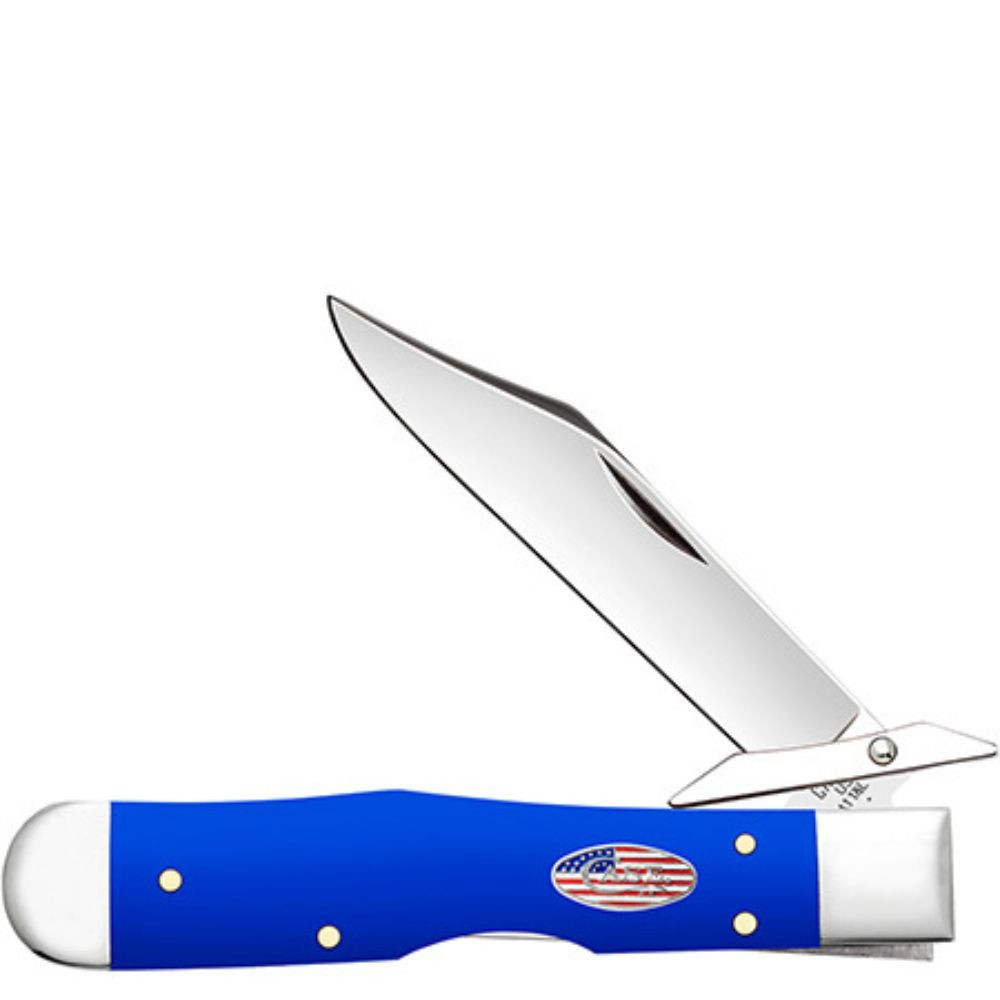 Case Cheetah Cub Royal Blue Synthetic (411 1/2L SS) – 2.75" Tru-Sharp Stainless