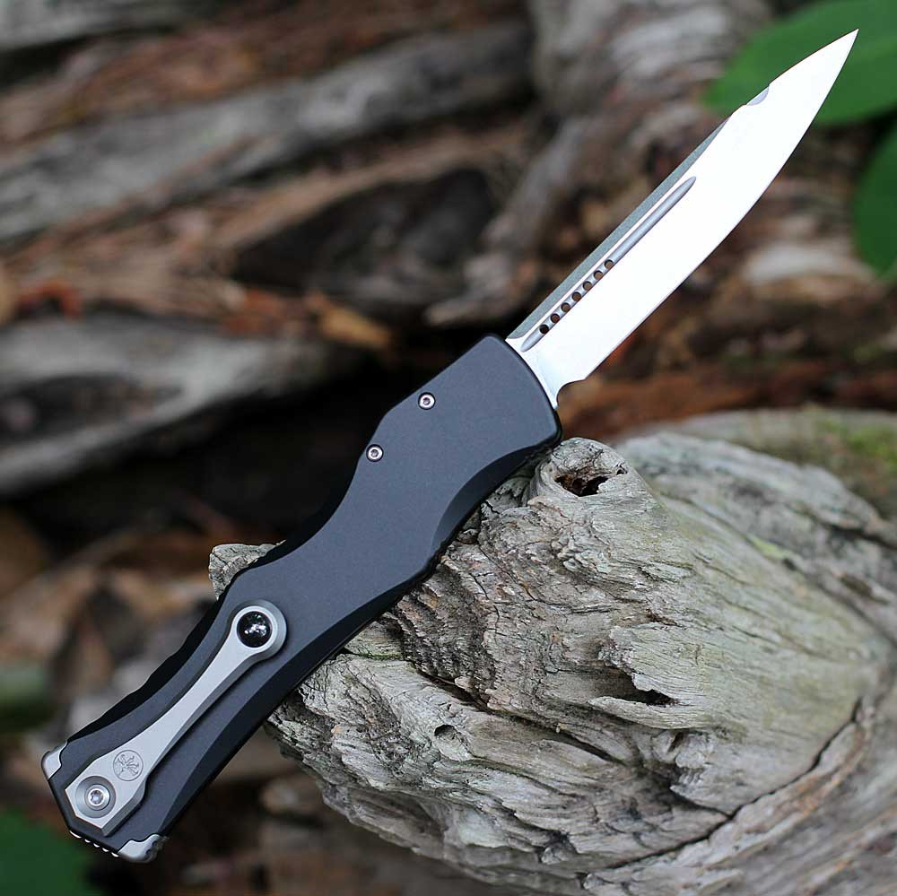 Microtech Marfione Select Halo IV OTF Black Hardcoat Alloy (3.9" SW M390MK)