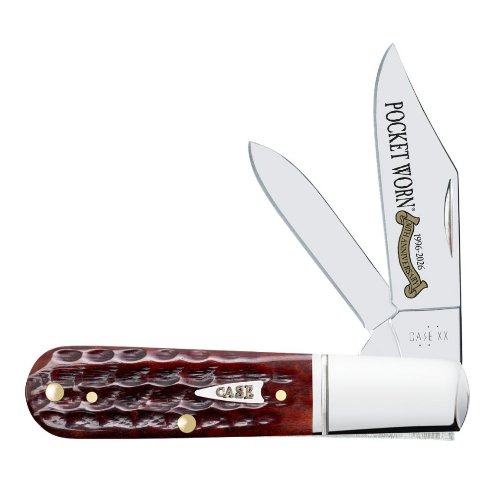 Case Barlow 55233 | Pocket Worn Mahogany Bone | 62009 1/2 SS