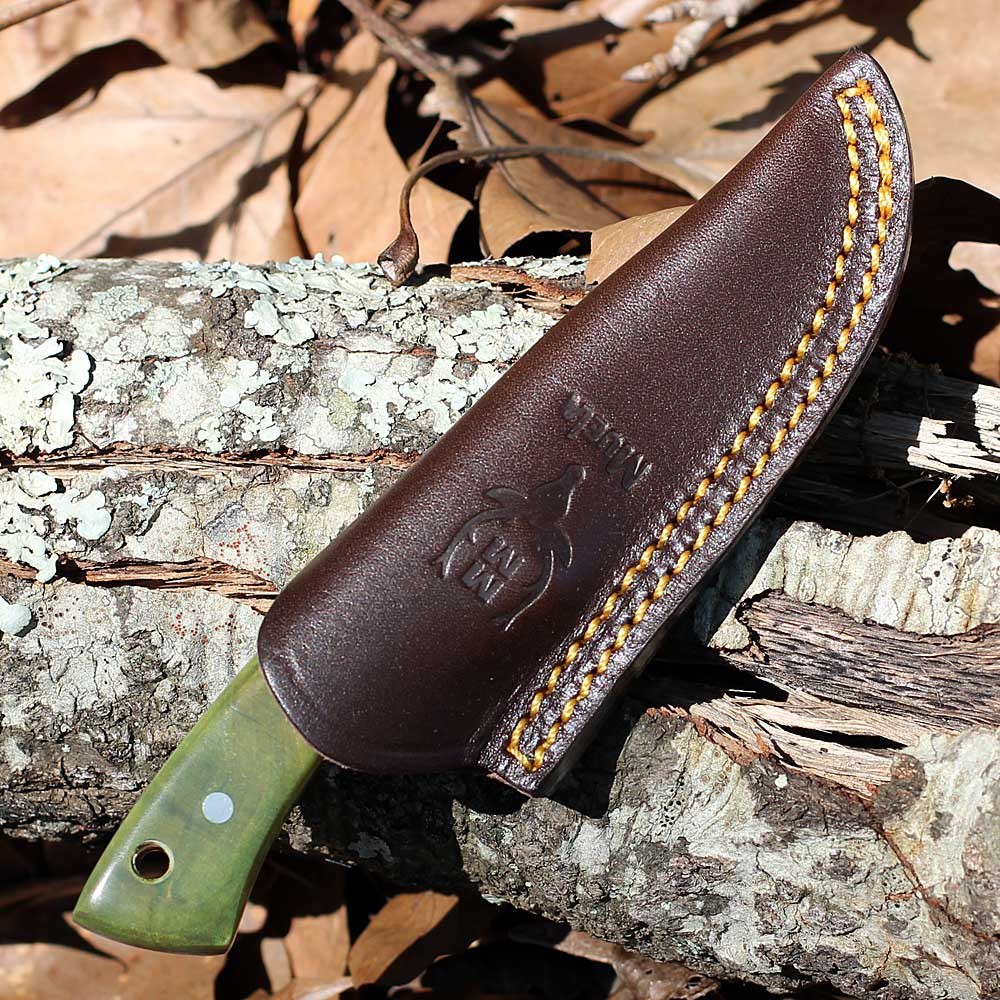 Muela Colibri COL-7.TO 02MU199 Full Tang Compact Fixed Blade with Leather Sheath