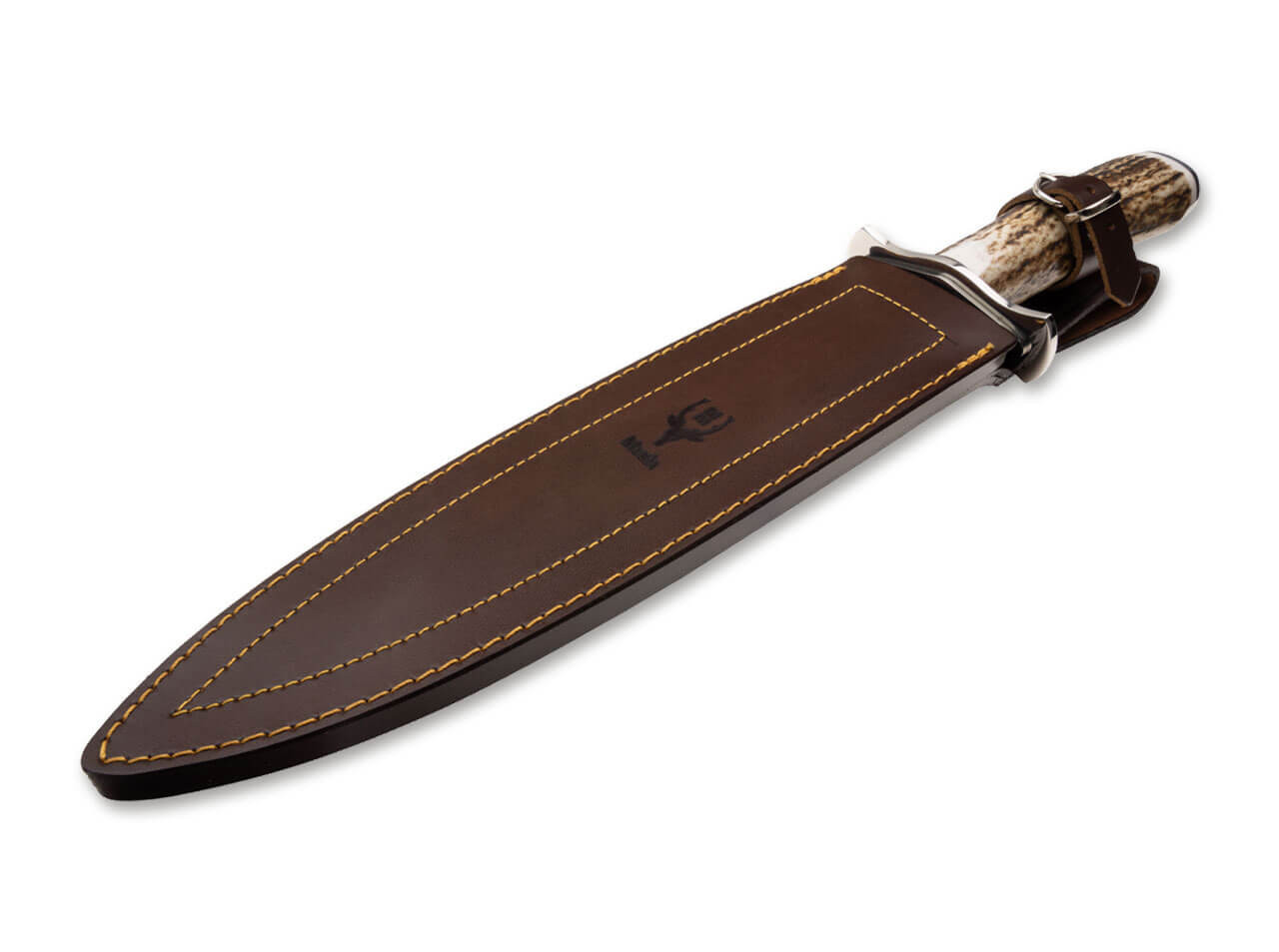 Muela Stag 02MU030 with Leather Sheath Fixed Blade Hunting Knife
