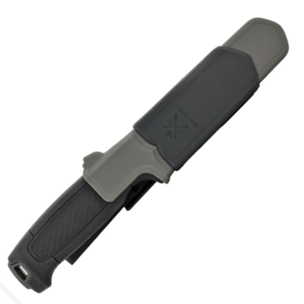 Morakniv Amberg Compact (S) — Black Skies, 3.03 in. 12C27 stainless fixed blade with ferro rod compatible spine with sheath, 14699