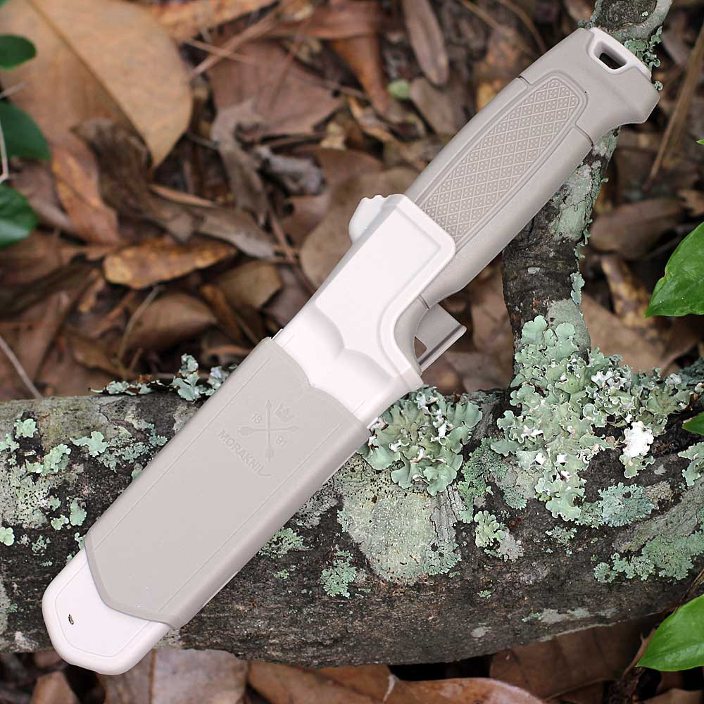 Morakniv Amberg Compact (S) — 7.72 in. Fixed Blade, 12C27 Stainless, Tan Handle (14748)