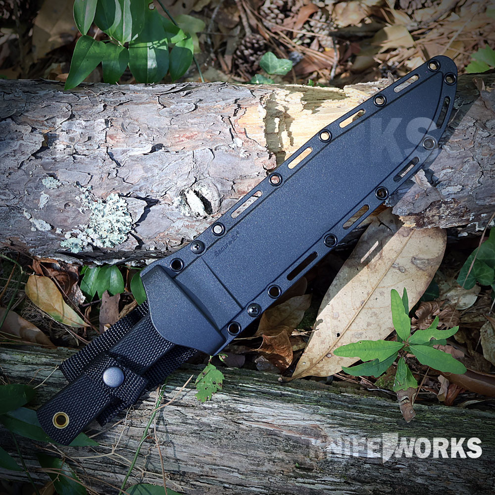 Cold Steel Trail Master CS-16DT 9.5" CPM 3V Clip Point Fixed Blade with Sheath