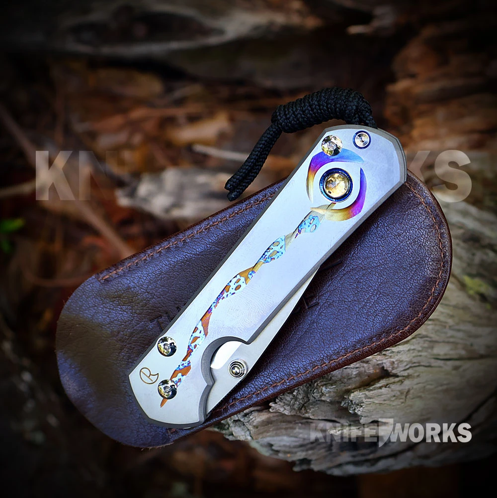 Chris Reeve Sebenza 31 CPM-MagnaCut Drop Point Blade Open Detail View