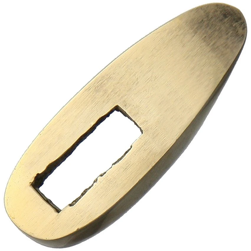Brass Guard BL006G 1.25 Inch Knifemaking Component Front View